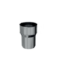 Raccord inox pour poêle et tubage flexible TEN