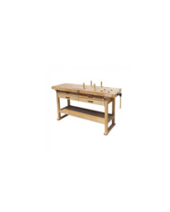 Etabli bois professionnel longueur 1,6m - WB162L HOLZMANN