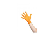 Gant en nitrile Herkul Grip orange extra strong - jetable - par 100 Herkul