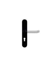 Plaques pour poignées de porte - polyamide - séries 111 - noir HEWI