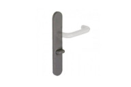 Plaques pour poignées de porte - nylon - ZL 92 - gris foncé NORMBAU