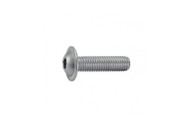 Vis à métaux tête cylindrique bombée à embase 6 pans creux inox A2 IOS 7380 ACTON