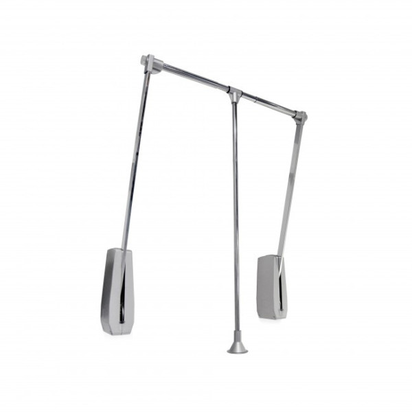 Penderie escamotable Hang mural - charge 12kg - chromé EMUCA
