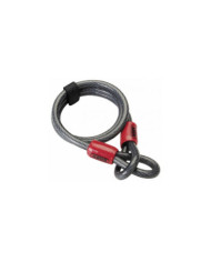 Câble antivol - à boucles - en acier gainé PVC - Cobra ABUS