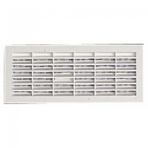 Grille de ventilation B161, 96x275mm, avec moustiquaire, à visser ou à coller NICOLL