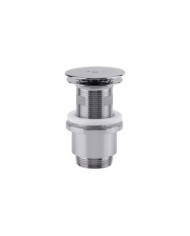 Bonde de lavabo Cut and Click en ABS chromé - réglable en hauteur VALENTIN