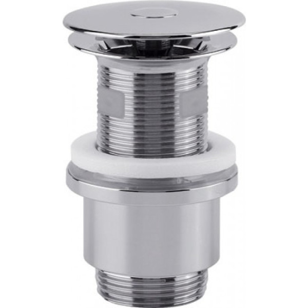 Bonde de lavabo Cut and Click en ABS chromé - réglable en hauteur VALENTIN