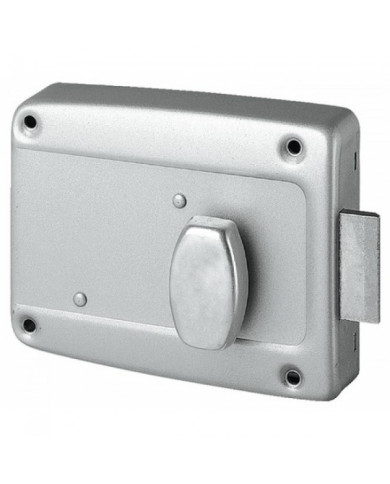 Serrure en applique pour porte de garage - à bouton - 6903 MÉTALUX
