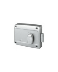 Serrure en applique pour porte de garage - à bouton - 6903 MÉTALUX