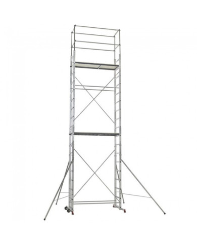 Echafaudage mobile NIMBUS 500 - hauteur de travail 7 m ESCALUX
