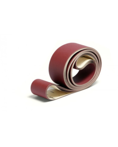 Bande abrasive papier-longue-grains oxyde d'aluminium-KP222-7,2mx120mm VSM