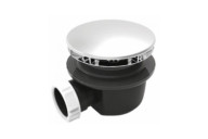 Bonde douche extra-plate diamètre 90 mm - sortie orientable - Minime VALENTIN
