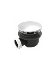 Bonde douche extra-plate diamètre 90 mm - sortie orientable - Minime VALENTIN