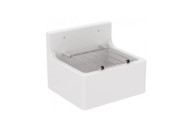 Poste d'eau de service - céramique - avec grille porte-seau PORCHER