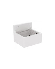 Poste d'eau de service - céramique - avec grille porte-seau PORCHER
