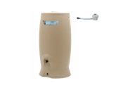 Récupérateur d'eau beige + kit collecteur - 500 litres - Recup'O EDA PLASTIQUES