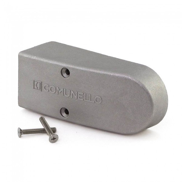 Caches en aluminium 83-CR pour gonds hauts de portail 85L Q - par 10 COMUNELLO