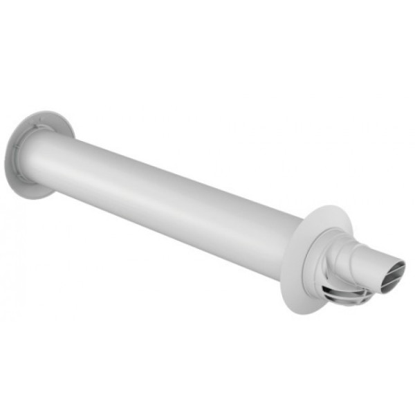 Terminal ventouse horizontal PP/PVC Rolux Condensation gaz et fioul UBBINK