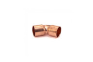 Coude cuivre 45° F/F à souder 41CU - différents diamètres BRICOZOR