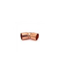 Coude cuivre 45° F/F à souder 41CU - différents diamètres BRICOZOR