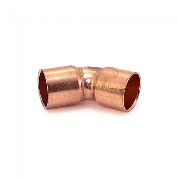 Coude cuivre 45° F/F à souder 41CU - différents diamètres BRICOZOR