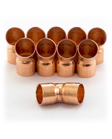 10 X Coude cuivre 45° F/F à souder 41CU - différents diamètres BRICOZOR
