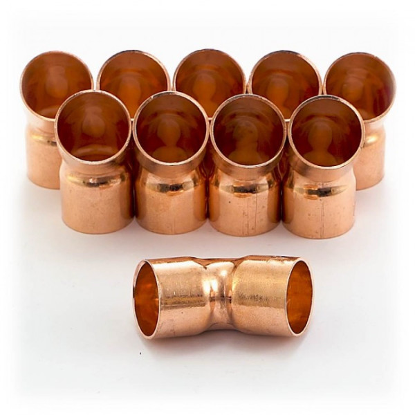 10 X Coude cuivre 45° F/F à souder 41CU - différents diamètres BRICOZOR