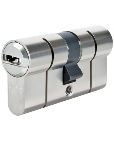 Cylindre P6PS PréSnap double entrée varié - en laiton nickelé - 5 clés ABUS