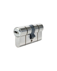 Cylindre P6PS PréSnap double entrée varié - en laiton nickelé - 5 clés ABUS