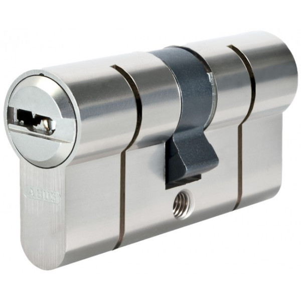 Cylindre P6PS PréSnap double entrée varié - en laiton nickelé - 5 clés ABUS