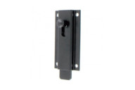 Targette plate en aluminium - portail et portillon BURGAUD