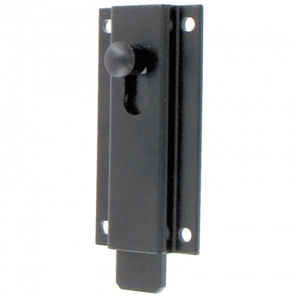 Targette plate en aluminium - portail et portillon BURGAUD