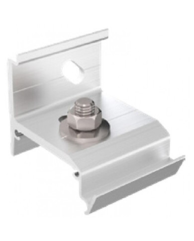 Equerres de fixation murales pour rails Win Slide 2 - aluminium brut MANTION