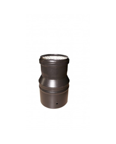 Réduction émail noir pour conduit pellets - joint fibre de verre TEN