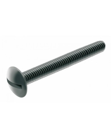 Vis métaux poêlier - tête ronde large fendue - inox A2 ACTON