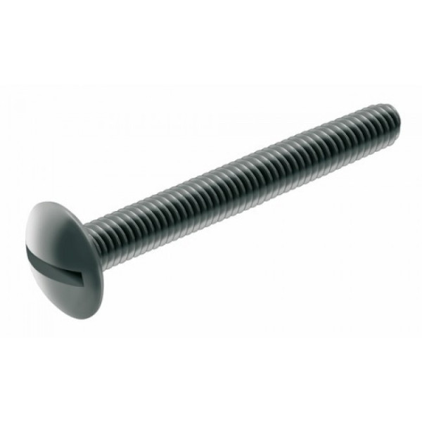 Vis métaux poêlier - tête ronde large fendue - inox A2 ACTON