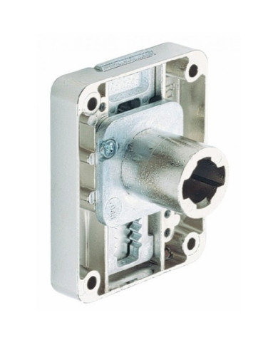 Serrure de meuble à palastre avec broche réglable pour cylindre Z23 LEHMANN