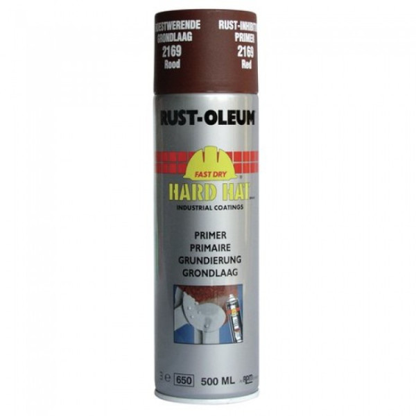 Primaire antirouille aérosol Hard Hat 500 ml RUST-OLEUM
