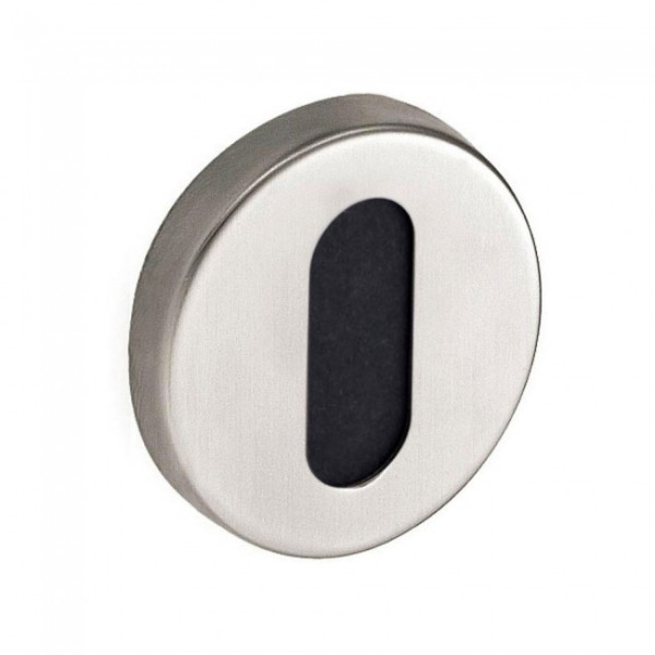 Rosaces pour poignées de porte - inox brossé - Ovalis VACHETTE
