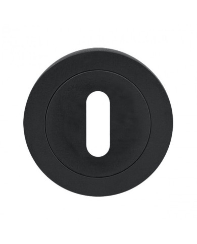Rosace 3 pièces ronde en inox cosmos noir série EZ1332 bord droit KARCHER DESIGN