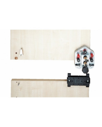 Gabarit de perçage - ferrure d'assemblage à excentrique - Drill JigVB HETTICH