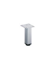Pied de meuble carré en aluminium 30 x 30 HETTICH