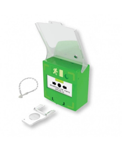 Déclencheur manuel vert - à membrane déformable Izyx