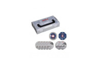 Mallette mini L-Boxx + 9 disques diamètre 76 mm pour meuleuse GWS 12V-76 BOSCH