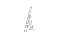 Echelle transformable 3 plans - 3x10 échelons - hauteur de travail 5,96m ESCALUX