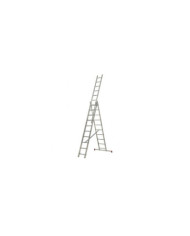 Echelle transformable 3 plans - 3x10 échelons - hauteur de travail 5,96m ESCALUX