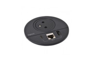 Prise encastrable sur plan - sortie de câble ou RJ45 - INCARA™ Disq 80 LEGRAND