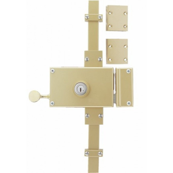 Serrure en applique horizontale - 3 points - Keso Omega A2P** JPM