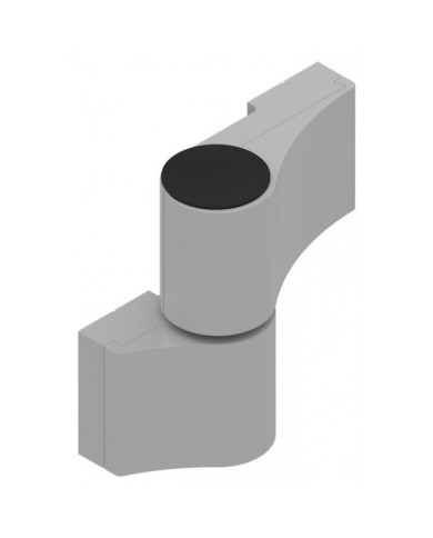 Paumelle en applique à 2 lames DIAM pour porte d'entrée -entraxe 67 mm LA CROISÉE DS