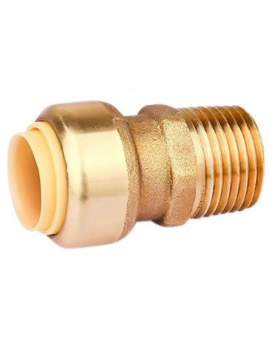 Raccord automatique Union mâle - Laiton - Toutub - différents diamètres BOUTTÉ